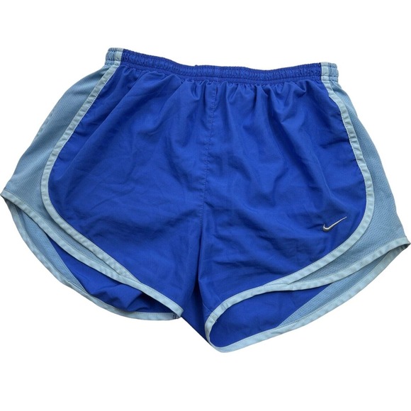 Nike Pants - Nike Dri-Fit Womens Running Shorts Blue Pink size S Lined Athletic Bottom